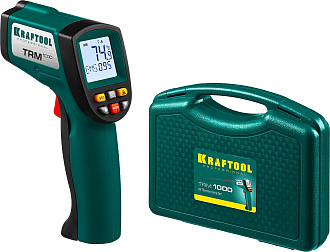 Пирометр инфракрасный KRAFTOOL TRM-1000 45703-950 Professional -50°С +950°С - фото 1