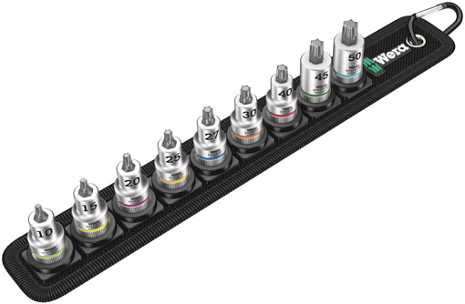 Фото 0 товара Belt B 3 TORX HF Zyklop Набор головок торцевых с битой вставкой, с фиксацией, 3/8, 9 пр., TX 10/15/20/25/27/30/40/45/50