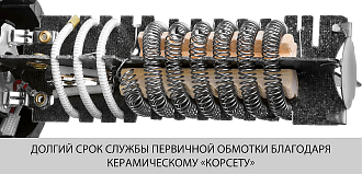 ЗУБР 1600 Вт, 1 режим: 350°С; 2 режим: 550°С, фен технический ФТ-1600 Мастер - фото 7