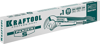 Ключ трубный KRAFTOOL PANZER-S 2733-10_z02 №1, изогнутые губки - фото 3