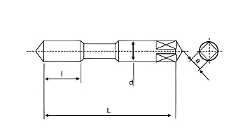 Метчик раскатник М16х2 6h HSS-E TIN DIN 376 Qtool - фото 2