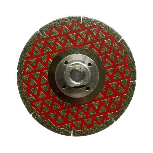 Фото 0 товара Круг алмазный 1A1R D125-2,5T-3W-22.23H+4P(M14) "Electroplated Marble" Elsilber