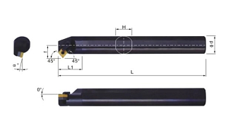 S25S-MSSNR12 державка для внутреннего точения Deskar - фото 2