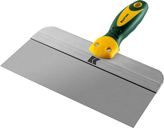 Шпатель фасадный 250 мм 10036-250, нержавеющее полотно, двухкомпонентная рукоятка - фото 1