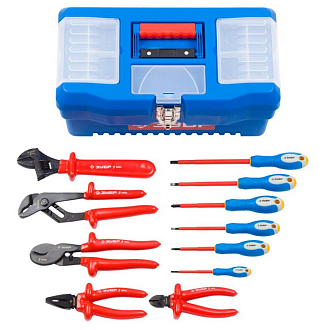 Наборы губцевого инструмента диэлектрического "ПРОФИЭЛЕКТРИК", серия «ЭКСПЕРТ» Зубр 2214-H12 - фото 2