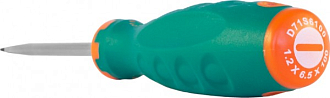 Отвертка стержневая шлицевая ANTI-SLIP GRIP, SL6.5х100 мм, Jonnesway - фото 3