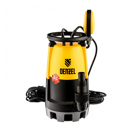 Фото 0 товара Дренажный насос для чистой и грязной воды DP600S, 600 Вт, напор 7 м, 13000 л/ч Denzel