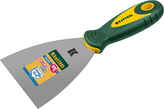 Шпательная лопатка с 2-компонентной ручкой профилированное нержавеющее полотно, 100мм 10035-100 - фото 2