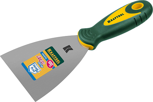 Фото 1 товара Шпательная лопатка с 2-компонентной ручкой профилированное нержавеющее полотно, 100мм 10035-100