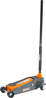 Домкрат подкатной 3 т. гаражный двухпоршневой, 133-485 мм, Ombra - фото 2