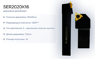 Набор резцов токарных 20х20 мм с пластинами по металлу (сталь) DESKAR 1.0 - фото 5