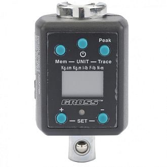 Ключ адаптер динамометрический электронный 40-200 Нм, 1/2 Gross - фото 1