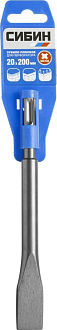 Зубило плоское СИБИН 20 x 200 мм, SDS-Plus, 29242-20 - фото 2
