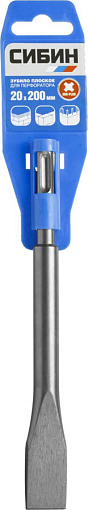 Фото 1 товара Зубило плоское СИБИН 20 x 200 мм, SDS-Plus, 29242-20
