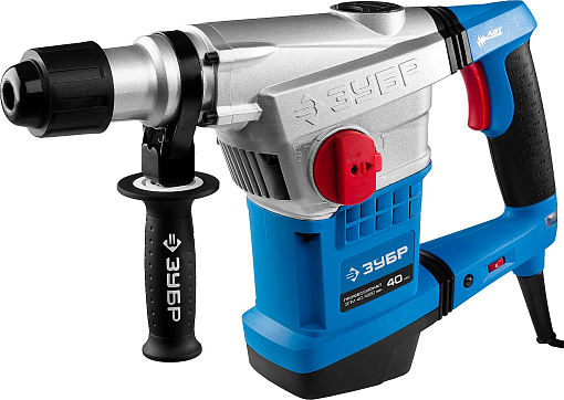 Фото 0 товара Перфоратор вертикальный ЗПМ-40-1250 ЭВК Профессионал ЗУБР 1250 Вт, 250-450 об/мин, 1400-2800 уд/мин, SDS-Max, кейс,