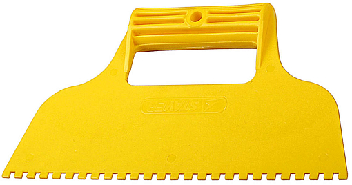 Фото 0 товара Пластмассовый шпатель STAYER 230 мм, зубчатый, 1022-8