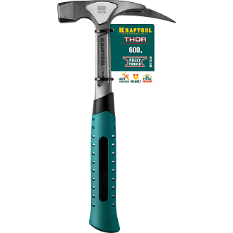 Молоток 600 г кровельщика цельнокованый THOR, Kraftool - фото 2