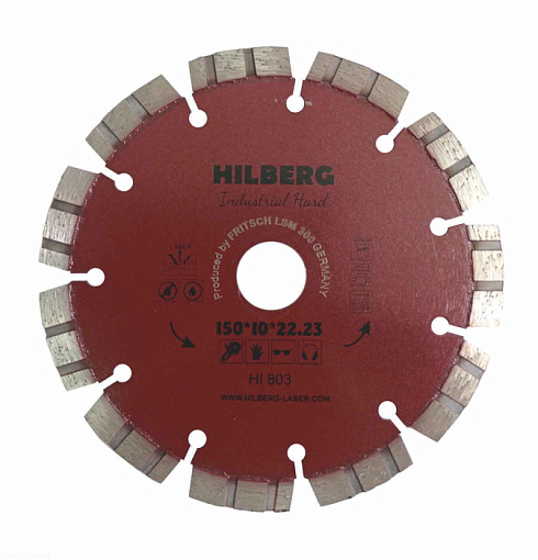 Фото 0 товара Диск алмазный отрезной 150*22.23 Hilberg Industrial Hard