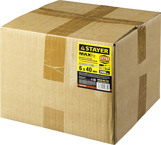 Дюбель-гвоздь полипропиленовый с потайным бортиком STAYER 40 x 6 мм, 2500 шт., 30640-06-040 Master - фото 2