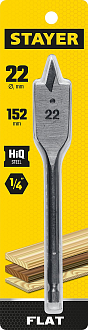 Сверло по дереву перовое 2950-22_z01 Master STAYER FLAT 22x152мм - фото 2