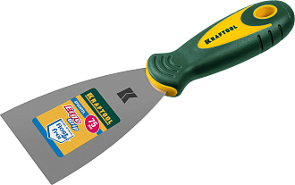 Шпательная лопатка 75 мм 10035-075, нержавеющее полотно, двухкомпонентная рукоятка - фото 2