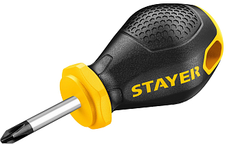 Отвертка с двукомпонентной рукояткой STAYER PH1x38 мм, 2510-38-1_z03 - фото 2