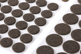 Набор: накладки самоклеящиеся на мебельные ножки STAYER 40916-H175 175 шт., коричневый - фото 3