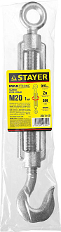 Талреп STAYER М20, 1 шт., DIN 1480, крюк-кольцо 30515-20 - фото 3
