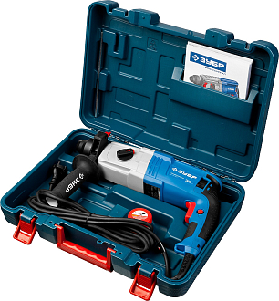 Перфоратор горизонтальный ЗП-30-900 К Профессионал ЗУБР 900 Вт, 0-1000 об/мин, 0-5500 уд/мин, кейс - фото 7