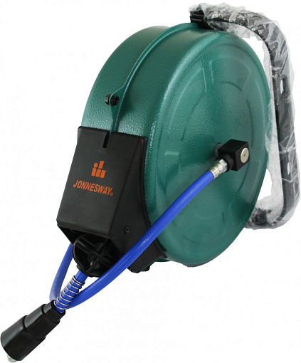 Фото 2 товара Шланг пневматический на автокатушке 8.0х12.0 мм, 9 м, Jonnesway