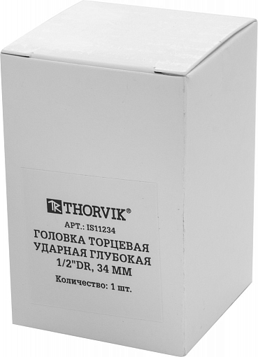 Фото 2 товара Головка торцевая ударная глубокая 1/2"DR, 34 мм, THORVIK