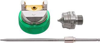 Дюза сменная 1.7 мм для пистолета покрасочного "Краскопульт" JA-HVLP-6109, Jonnesway - фото 2