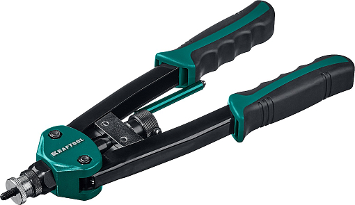 Фото 2 товара Заклепочник резьбовой двуручный 31183 KRAFTOOL резьбовые заклепки М3-М12 алюминий, сталь, нерж. сталь