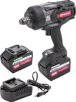 Гайковерт ударный аккумуляторный бесщёточный 3/4"DR, 21В, 2400 Нм, THORVIK - фото 4