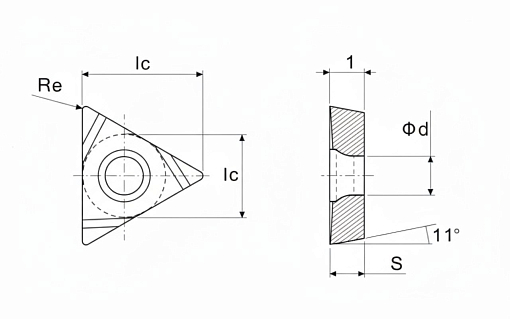 Фото 2 товара TPGH110302L-F LF6018 токарная пластина Deskar