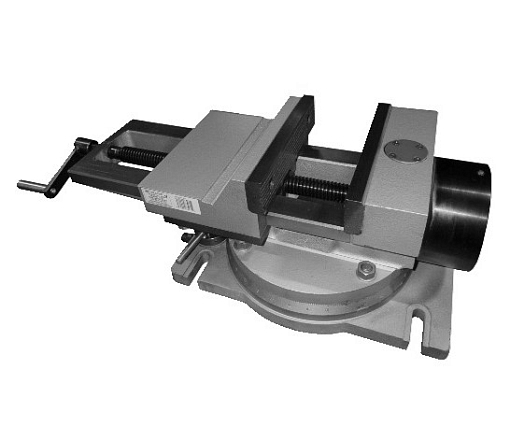 Фото 1 товара Тиски станочные чугунные поворотные пневматические с гидравлическим усилием 7201-0020-03 БЗСП