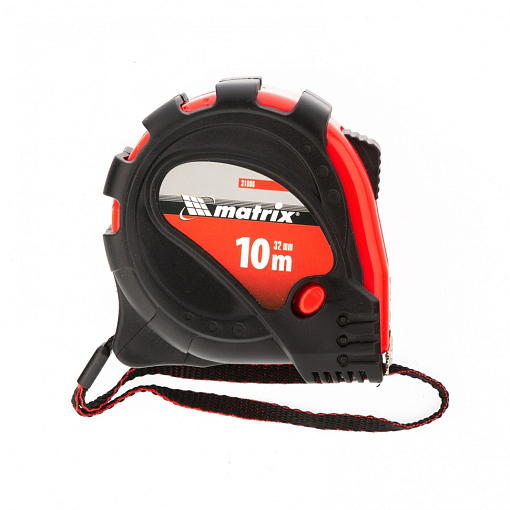 Фото 0 товара Рулетка Status Magnet 3 fixations, 10 м х 32 мм, обрез. корпус, зацеп с магн. Matrix