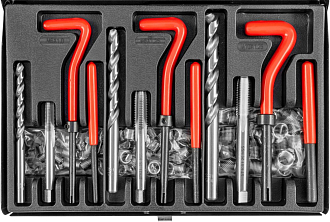 Набор для восстановления резьбы M6-M10, 88 предметов, THORVIK - фото 2