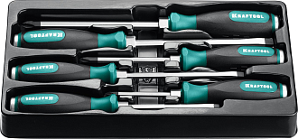 Набор из 6 предметов ударных отверток IMPACT PRO, Kraftool - фото 2