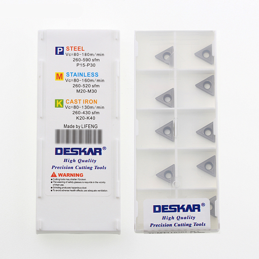 Фото 4 товара TCMT090204 MT LF90 токарная пластина Deskar