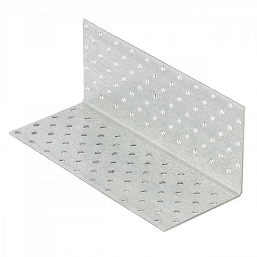 Фото 0 товара Крепежный уголок равносторонний 2 мм, KUR 80 x 80 x 200 мм Россия Сибртех