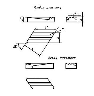 Пластина параллелограмм KNUX190610R30 (08116-190610-130) Т15К6(H10) - фото 2