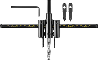 Сверло регулируемое STAYER "Балеринка" 2944-200 40-200 мм, двурезцовое, по дереву - фото 1