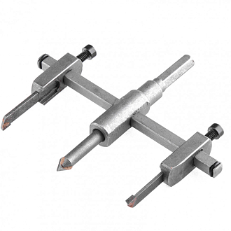 Сверло по кафелю и плитке, регулируемое "Балеринка", 30-130 мм Matrix - фото 4