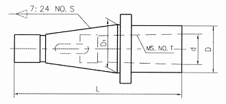 Втулка переходная ISO30/MS3 под лапку - фото 2
