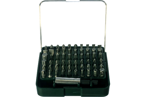 Фото 3 товара Набор бит с адаптером в пластиковом боксе GRAND-61 26140-H61 KRAFTOOL, Профессионал61 шт.