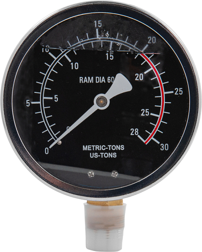 Фото 0 товара Манометр для гидравлического пресса OHT620V, Ombra