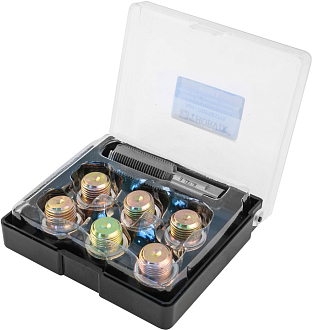 Набор для восстановления резьбы сливного отверстия поддона M17х1.5, 7 предметов, THORVIK - фото 2