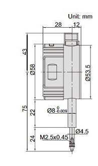 Индикатор ИЧЦ 10.0мм/0.4", 0.001мм/0.00005", INSIZE - фото 2