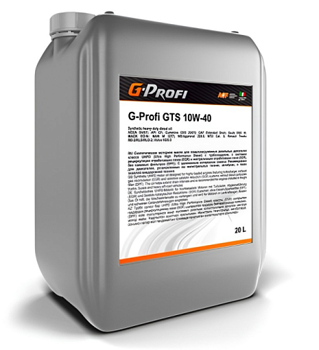 Фото 0 товара Моторное масло G-Profi GTS 10W-40, 20л